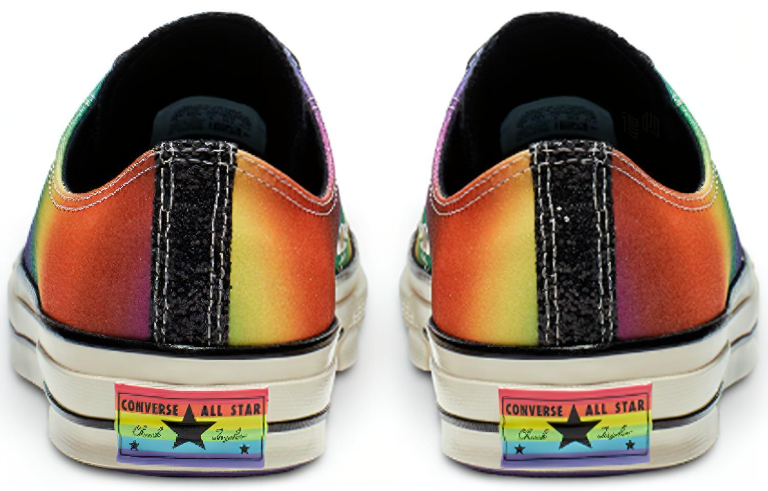 Кеды Converse Chuck Taylor All Star 1970s Pride (красно-желто-синие) — фото 4