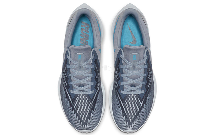 Кроссовки Nike Zoom Winflo 6 (серо-синий) — Серыйсиний — фото 3