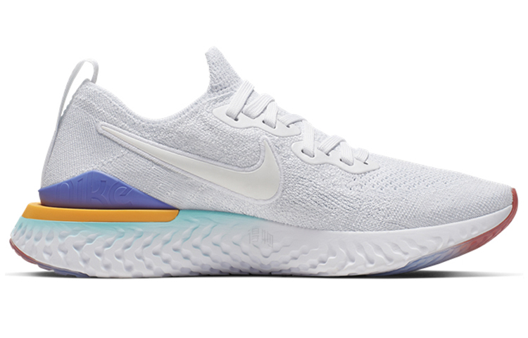 Женские кроссовки Nike Epic React Flyknit 2 (зеленые) — фото 2