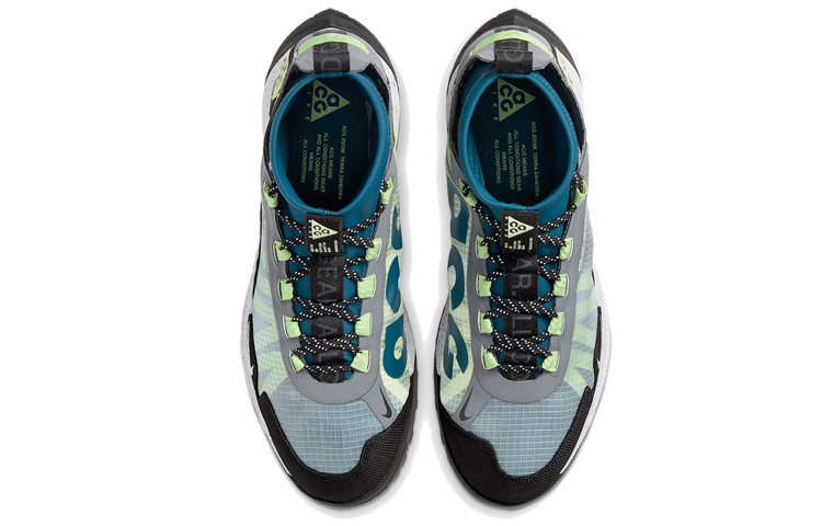 Кроссовки Nike ACG Zoom Terra Zaherra (серый / зеленый) — Серый / зелёный — фото 3