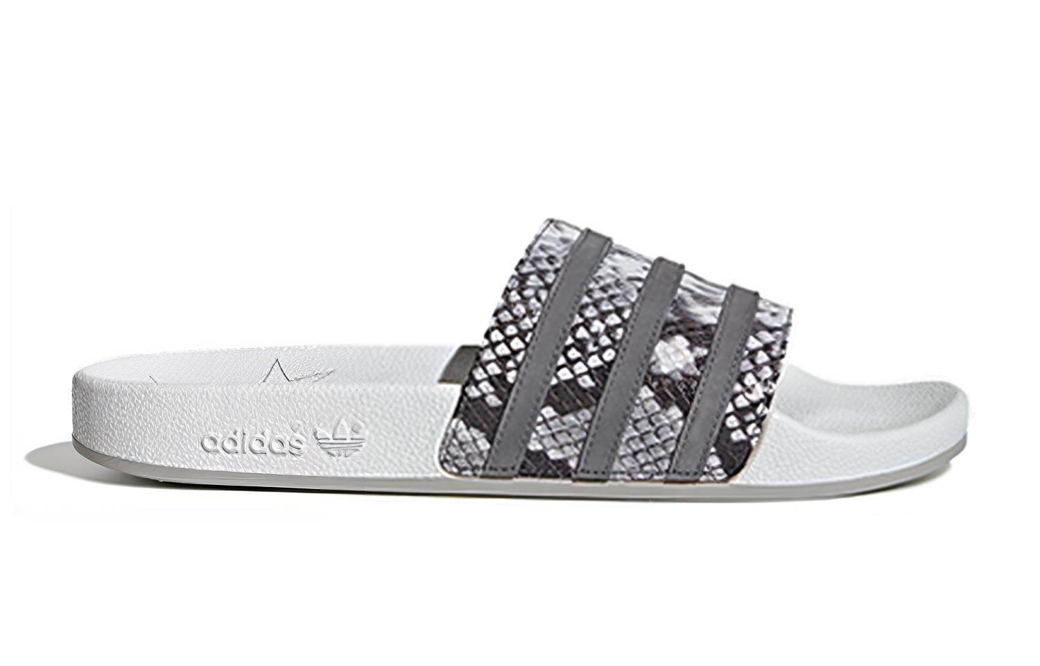 Шлепанцы adidas originals ADILETTE (серые) — фото 2