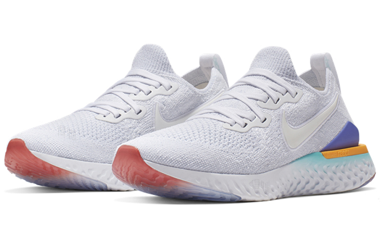 Женские кроссовки Nike Epic React Flyknit 2 (зеленые) — фото 3
