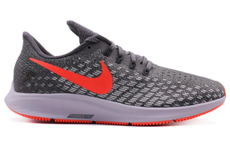 Мужские кроссовки Nike Air Zoom Pegasus 35 Turbo (серо-красные) — фото 2
