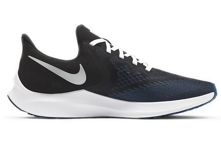 Кроссовки Nike Zoom Winflo 6 (черно-синий) — Чёрныйсиний — фото 2