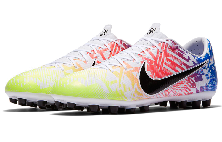 Мужские бутсы Nike Mercurial Vapor 13 Academy Mds (желтые) — фото 3