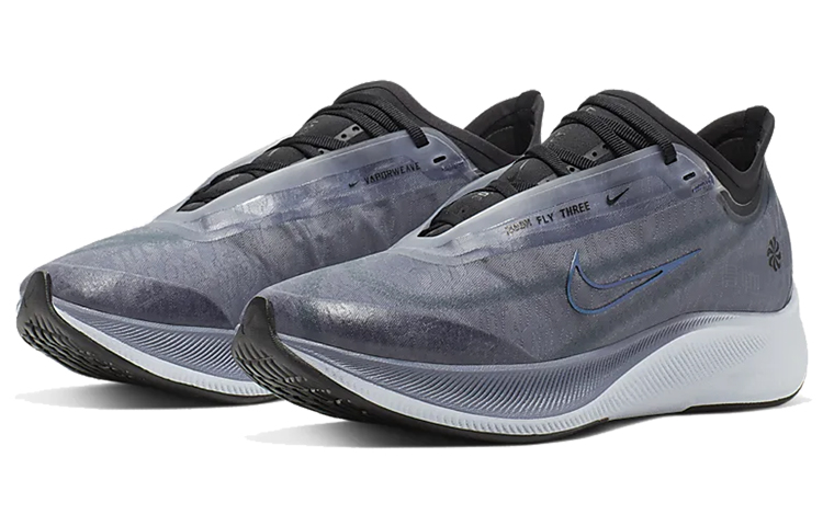 Женские кроссовки Nike Zoom Fly 3 Rise (дымчато-серый) — фото 3