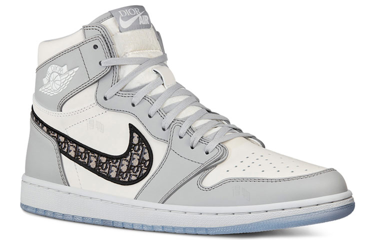 Dior Air Jordan 1 ホワイト グレー Купить кроссовки Dior x Air Jordan 1 High OG White Grey CN 8607002