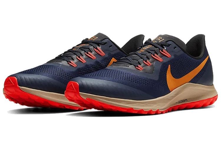 Кроссовки Nike Pegasus 36 Trail (черно-оранжевые) — фото 3