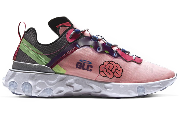 Кроссовки Nike React Element 55 (розовый) — фото 2