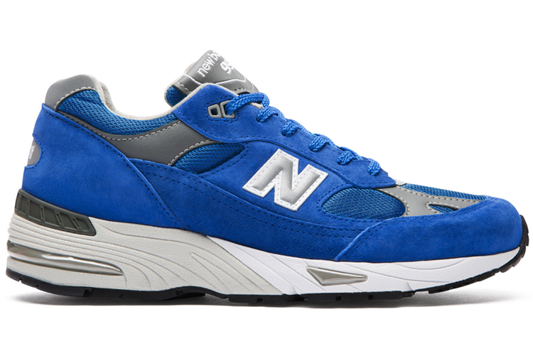Мужские кроссовки New Balance New Balance NB 991 (синие / белые) — Синий / белый — фото 2