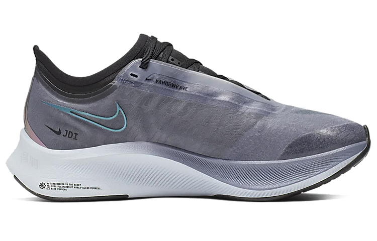 Женские кроссовки Nike Zoom Fly 3 Rise (дымчато-серый) — фото 2