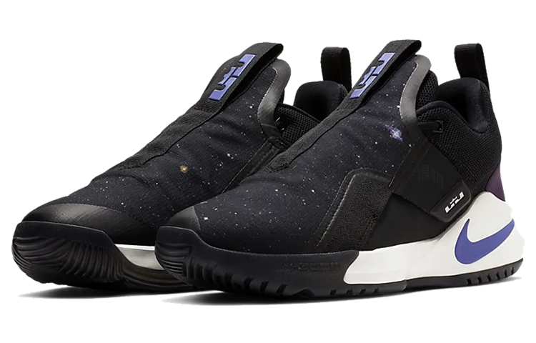 Мужские кроссовки Nike Ambassador 11 (черно-фиолетовые) — 黑/灯草紫 — фото 3