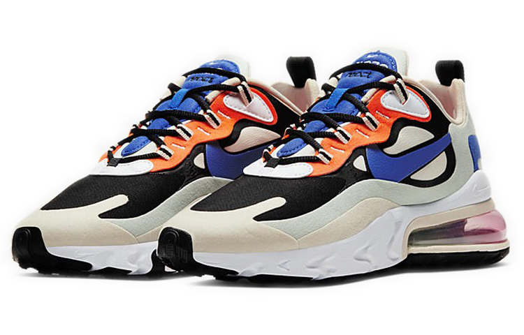 Женские кроссовки Nike Air Max 270 (черно-синие) — фото 2