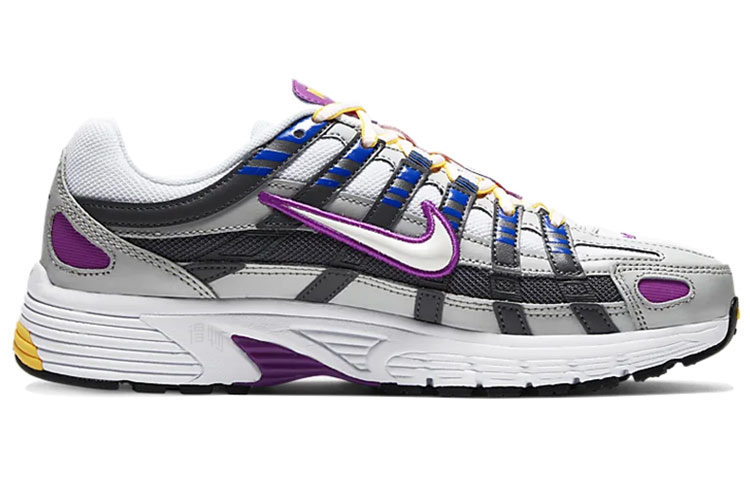 Женские кроссовки Nike P-6000 (серебристо-фиолетовые) — Серебристыйфиолетовый — фото 2
