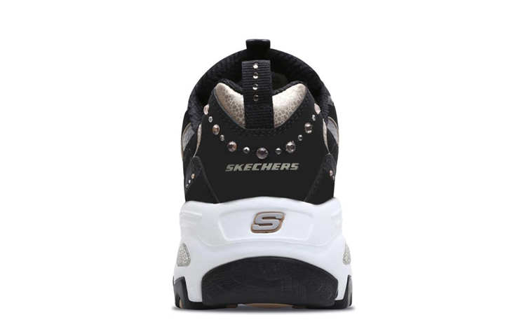 Женские кроссовки Skechers D'Lites (черные) — фото 3