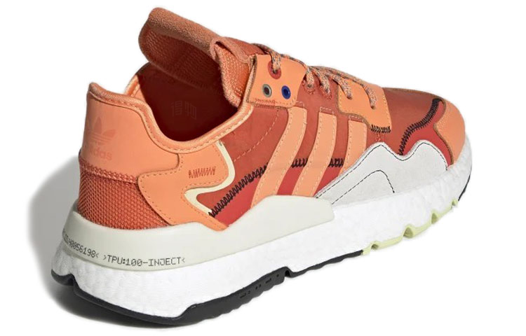 Кроссовки adidas originals Nite Jogger (- оранжево-коричневые) — фото 3
