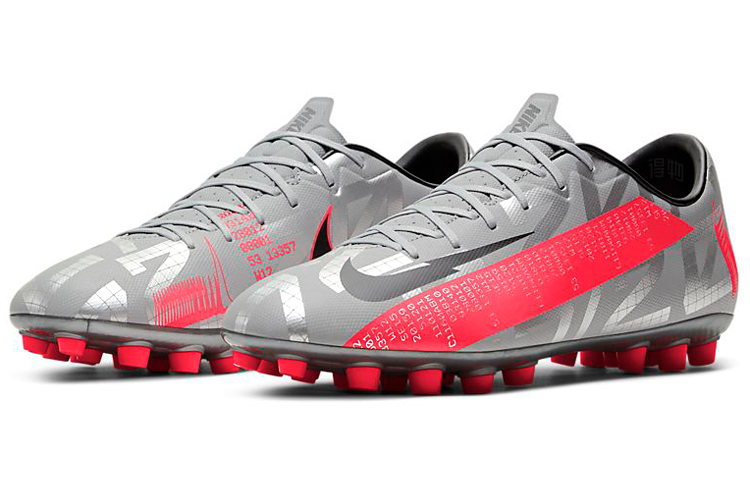 Бутсы Nike Mercurial Vapor 13 AG (серые с красным) — Серыйкрасный — фото 3
