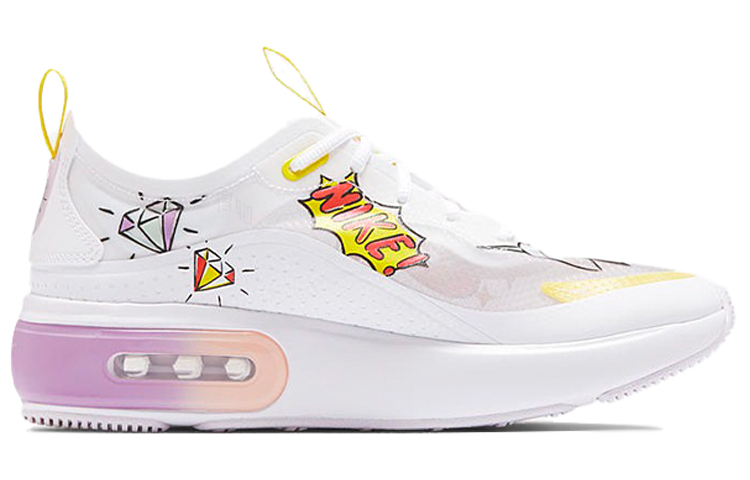 Женские кроссовки Nike Air Max Dia (бело-желтые) — фото 2