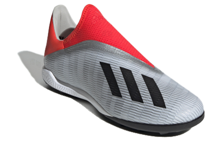 Мужские кроссовки adidas X 19.3 LL TF (розово-серые) — Розовый / серый — фото 3