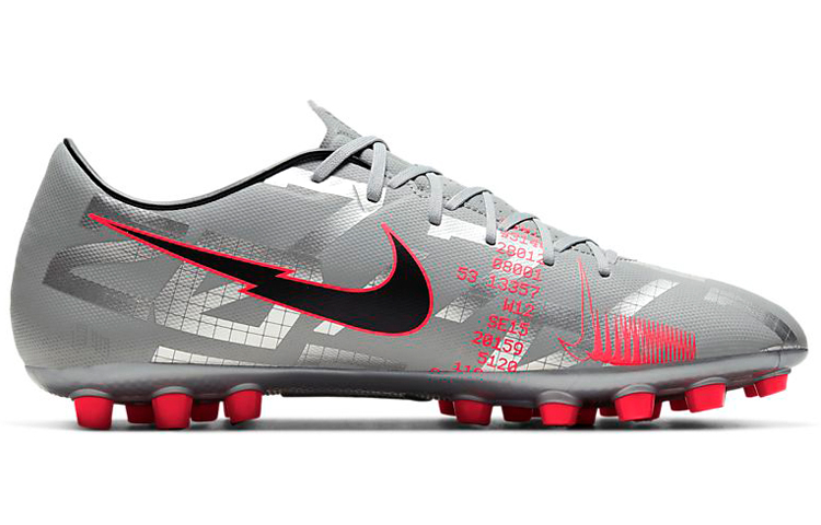 Бутсы Nike Mercurial Vapor 13 AG (серые с красным) — Серыйкрасный — фото 2