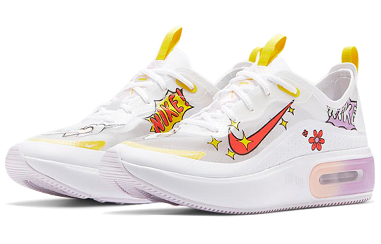 Женские кроссовки Nike Air Max Dia (бело-желтые) — фото 3
