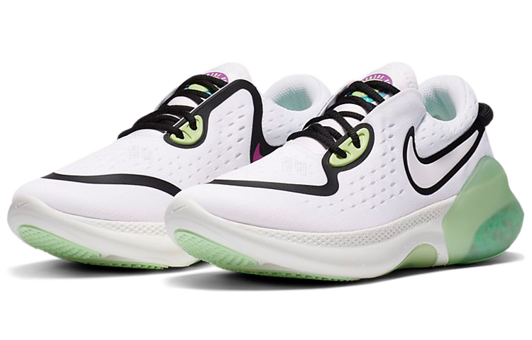 Женские кроссовки Nike Joyride Dual Run 1 (черно-бело-зеленые) — фото 3