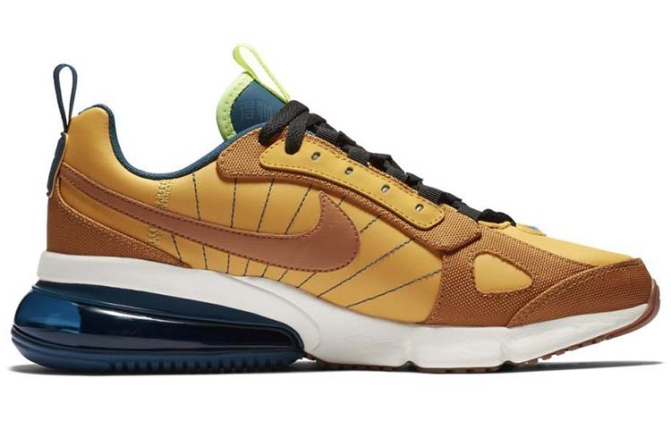 Женские кроссовки Nike Air Max 270 Futura SE (желто-синие) — Жёлтыйсиний — фото 2