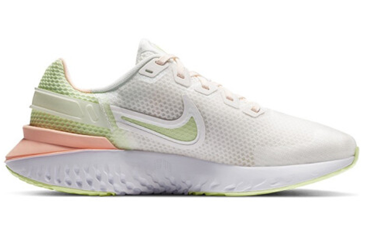 Женские кроссовки Nike Legend React 3 (бело-зеленые) — фото 2