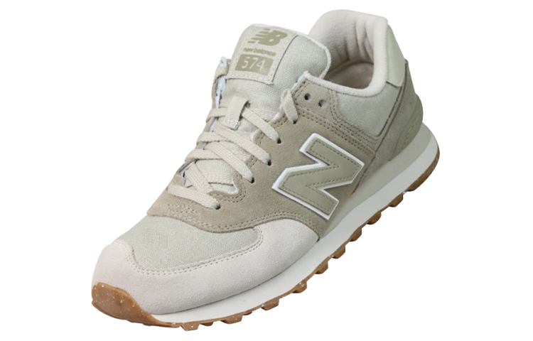 Кроссовки New Balance 574 (светло-коричневые) — Светло-коричневый — фото 3