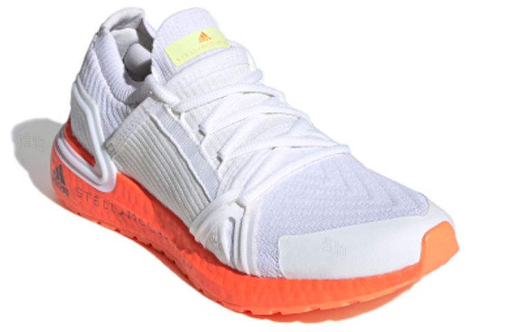 Женские кроссовки adidas ULT (бело-оранжевые) — Белый / оранжевый — фото 3