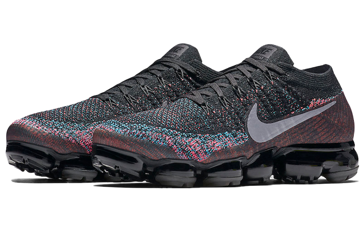 Кроссовки Nike AIR VAPORMAX Blue Lagoon 3M (черный / синий) — Чёрныйсиний — фото 3