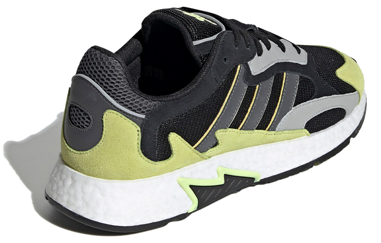 Мужские кроссовки adidas originals TRESC Run (черно-зелено-белые) — фото 4