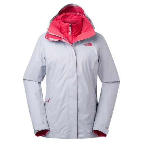 THE NORTH FACE Jackets Women's Gray/Orange Hooded Moderate Other
