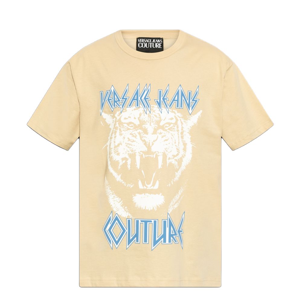 Мужская футболка Versace JEANS COUTURE SS25 (каки)