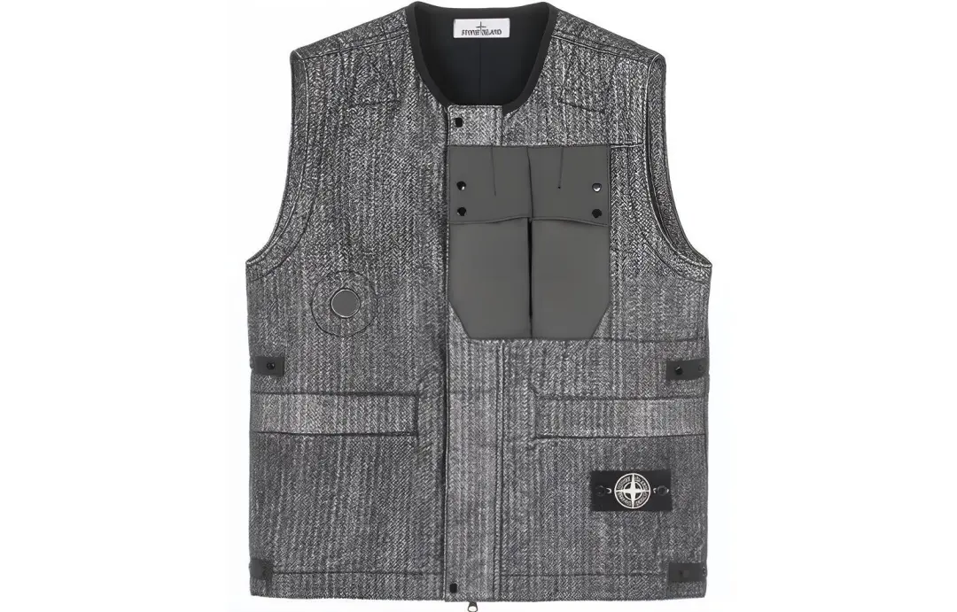 STONE ISLAND FW22 Vest Men's Black