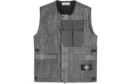 STONE ISLAND FW22 Vest Men's Black