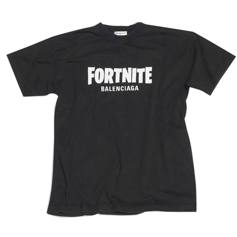 Balenciaga x FORTNITE T Shirt Women's Black Regular Fit
