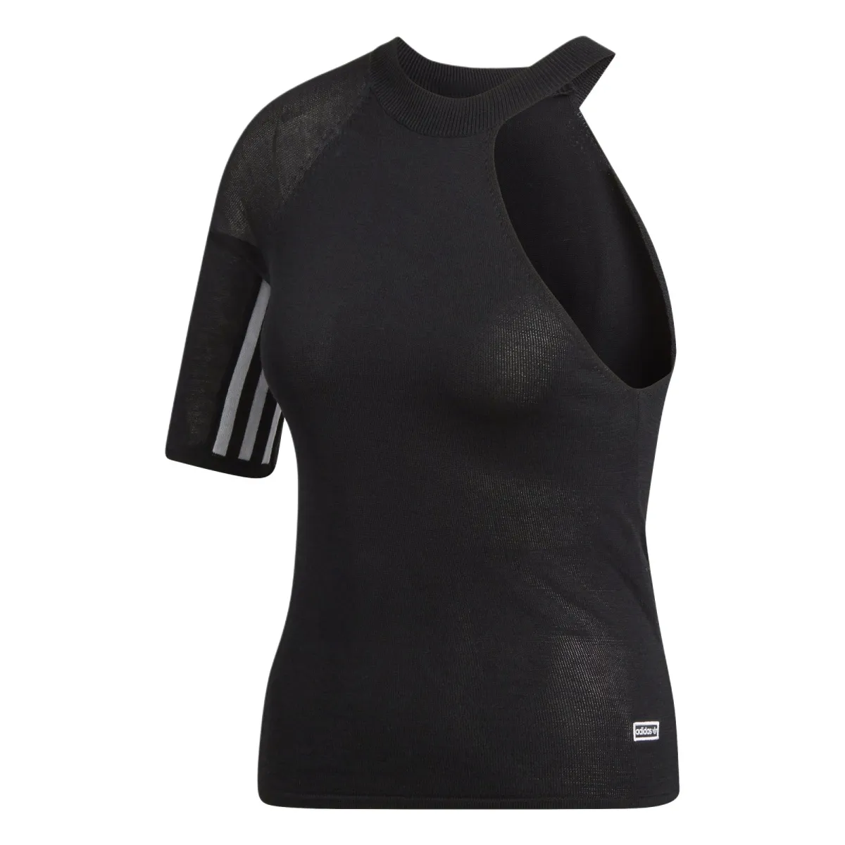 Adidas Originals one shoulder knitted top