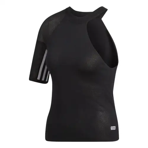 Adidas Originals one shoulder knitted top