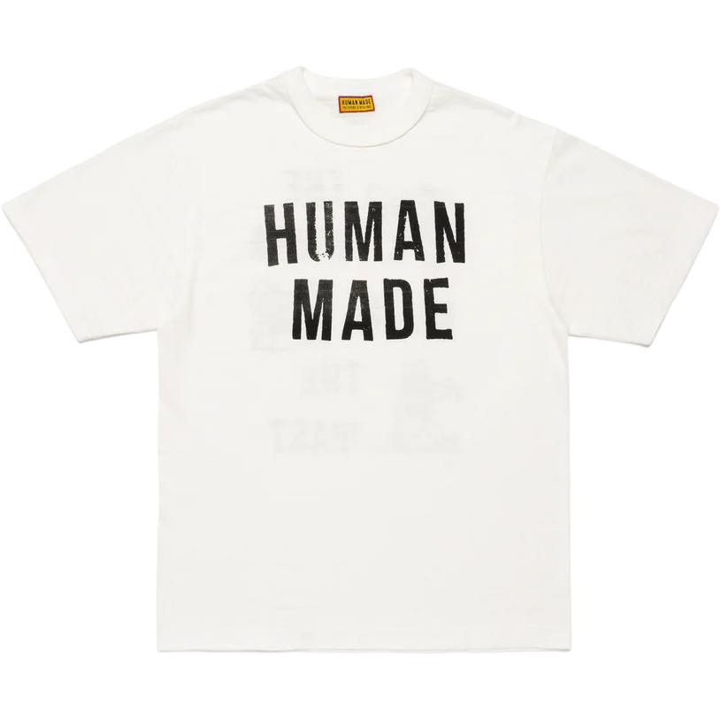 Футболка Human Made Cartoon Print (белая)