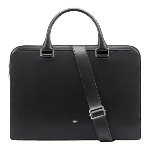 DIOR Calfskin Handbag, Crossbody Bag, Briefcase Men's Black