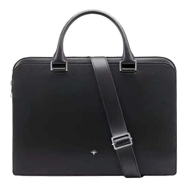 DIOR Calfskin Handbag, Crossbody Bag, Briefcase Men's Black
