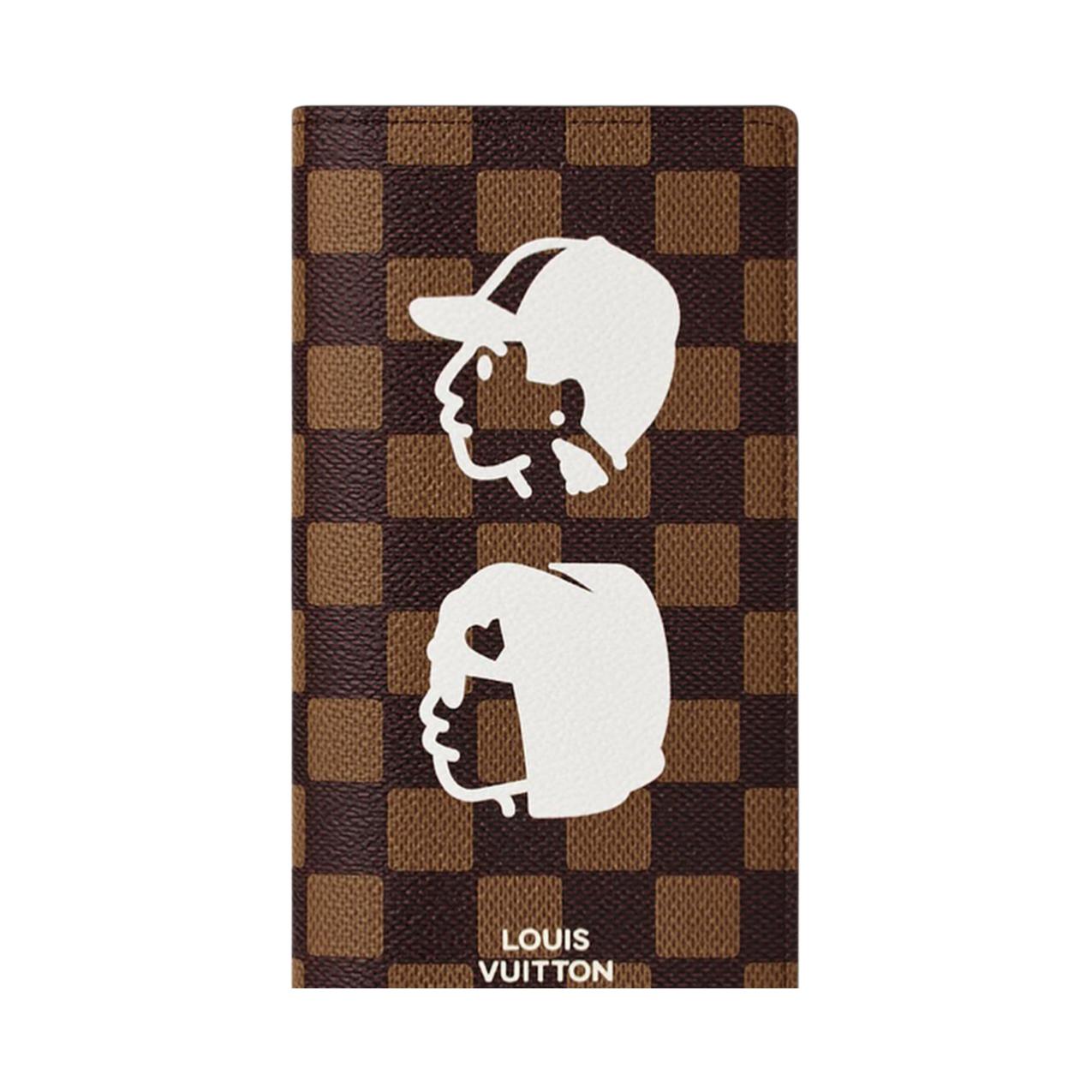 Кошелек Louis Vuitton x Nigo Brazza (коричневый) — фото 5