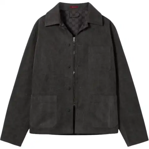 GUCCI Jackets & Coats Men's Dark Gray