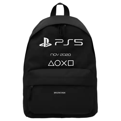 Balenciaga Polyamide Backpack Regular Men's Black