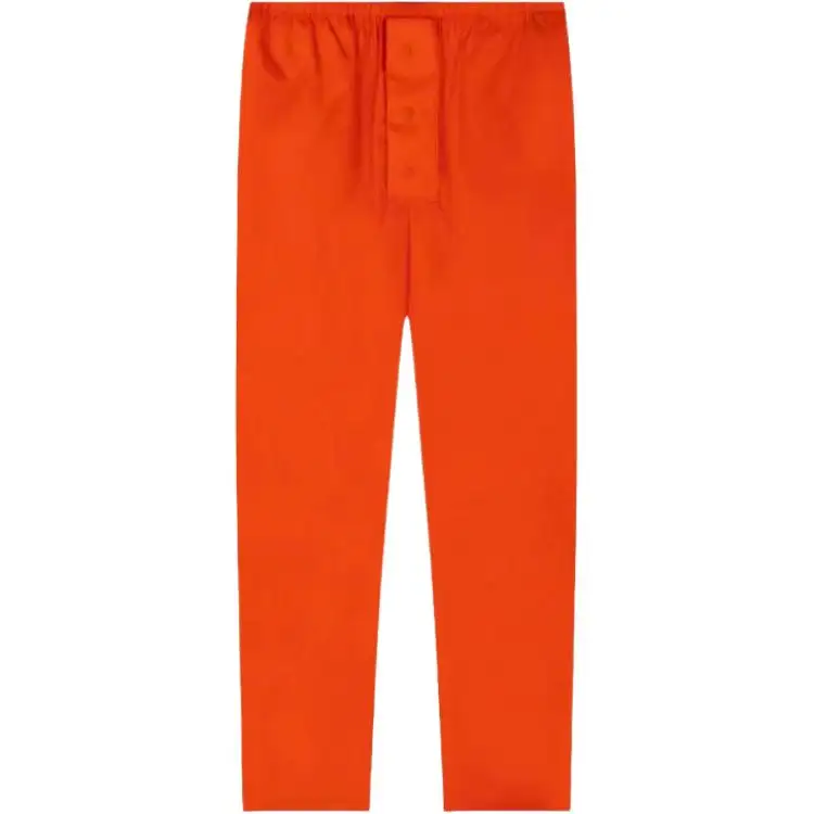 PRADA Casual Pants Men's Red Moderate Straight Fit Pants