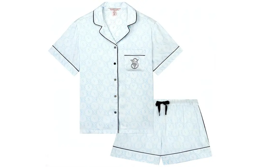 Victoria's Secret More Than Just The Comfort Series Pajama Set Women's Light Blue