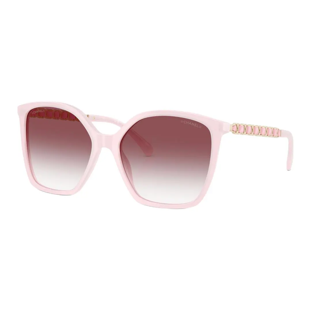 CHANEL Cat Eye Sunglasses Women's Pink