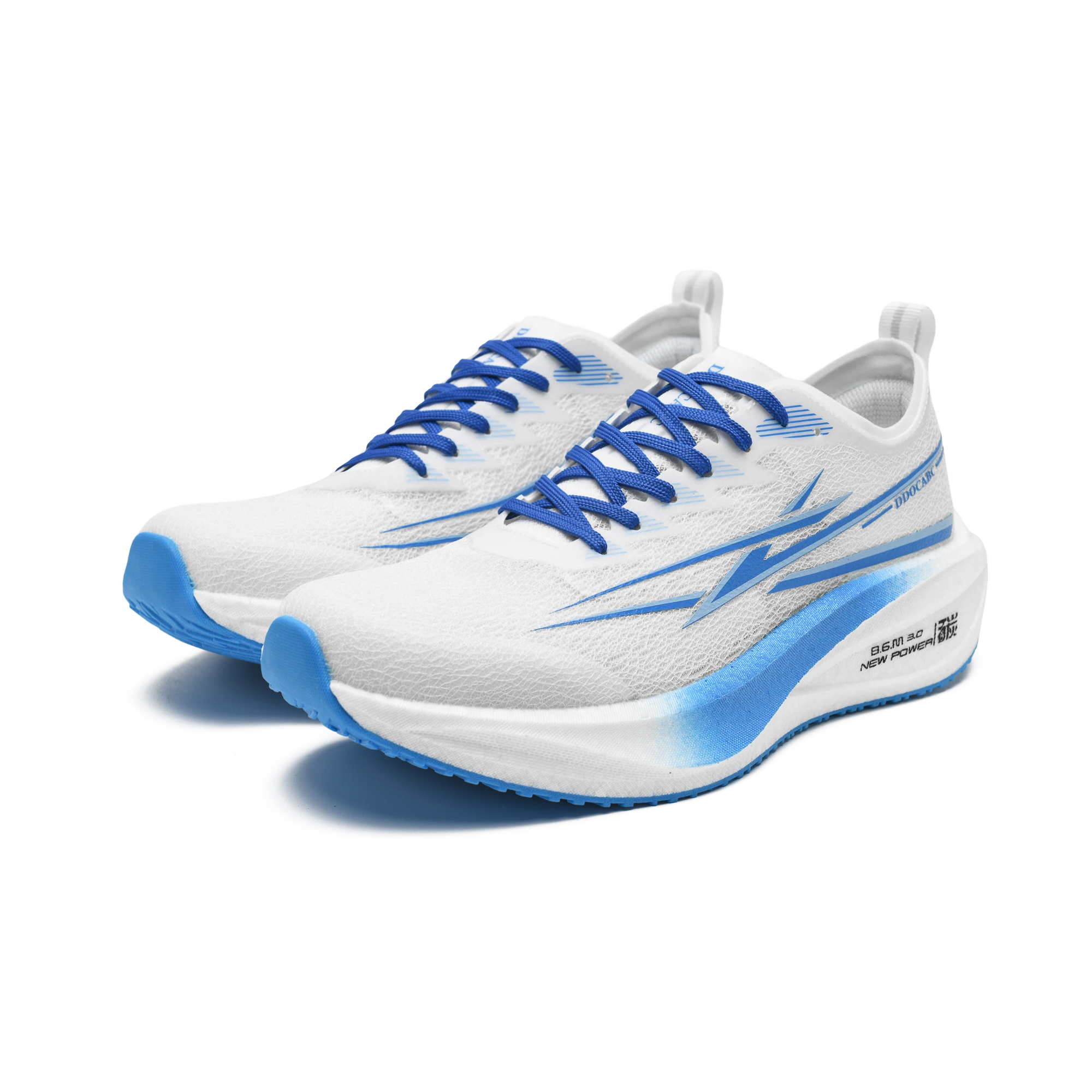 DDOCABC Running Shoes Unisex Low Top Blue