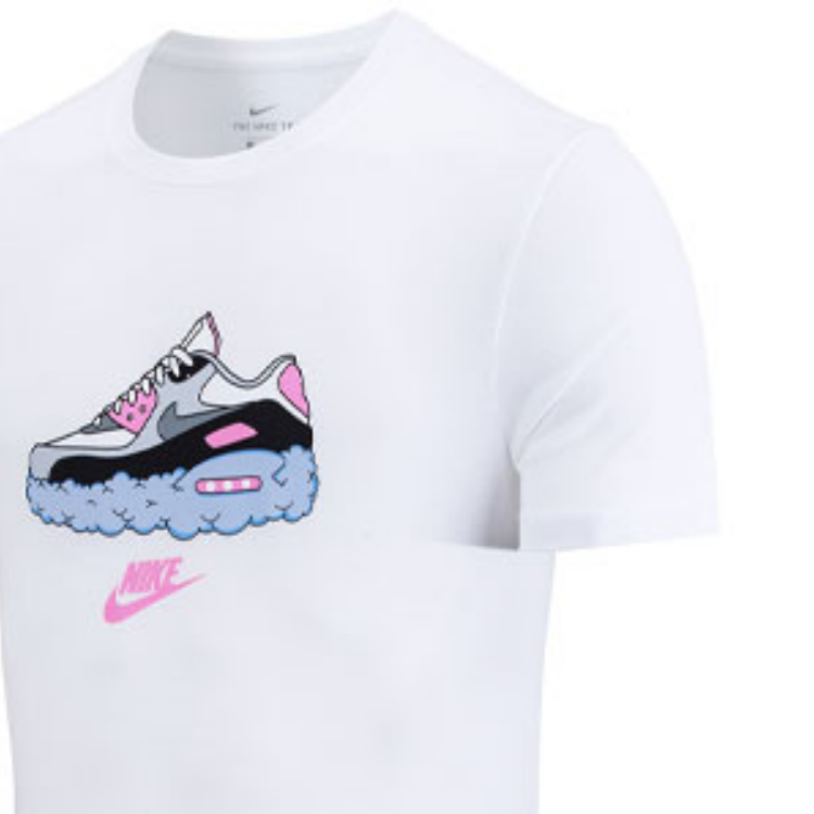 Мужская футболка Nike Sportswear (белая) — фото 3
